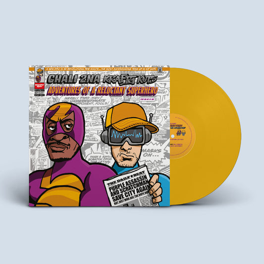 Chali 2na & Krafty Kuts - Adventures Of A Reluctant Superhero (Yellow Vinyl)