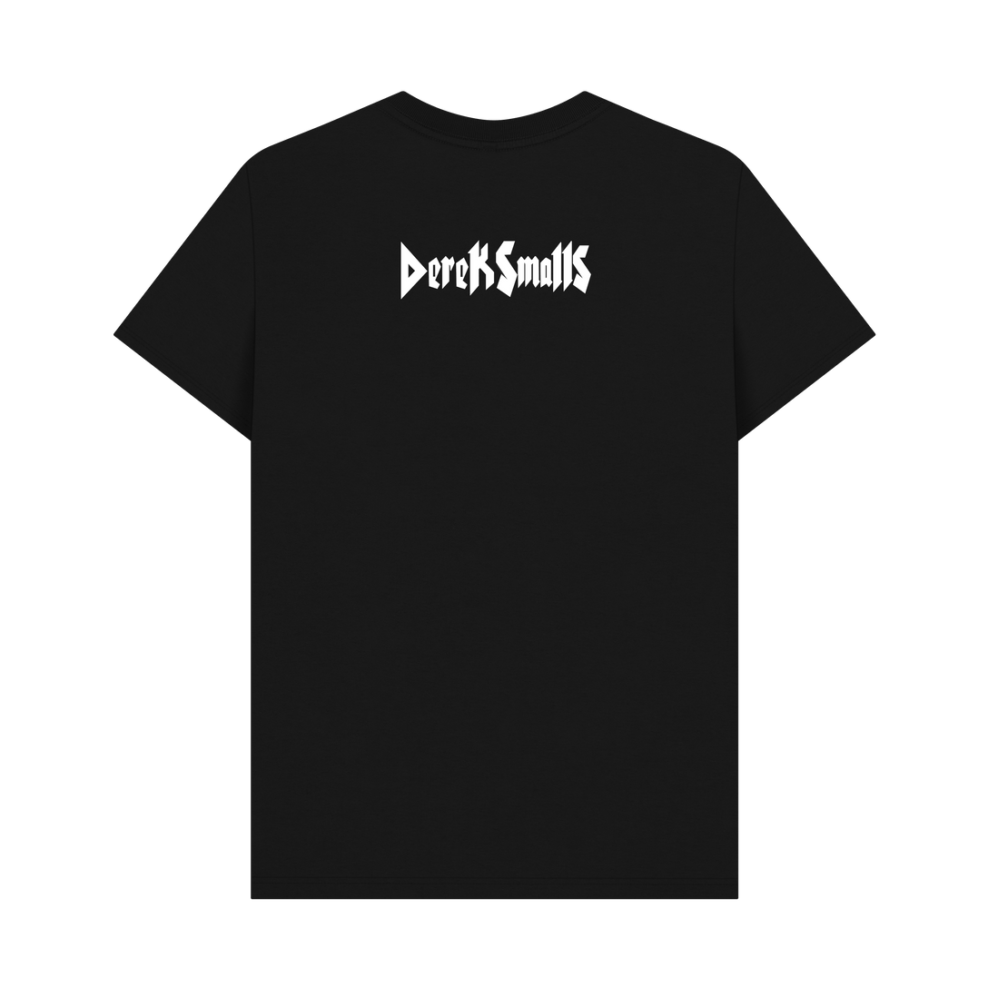 Black Printed T-shirt Back