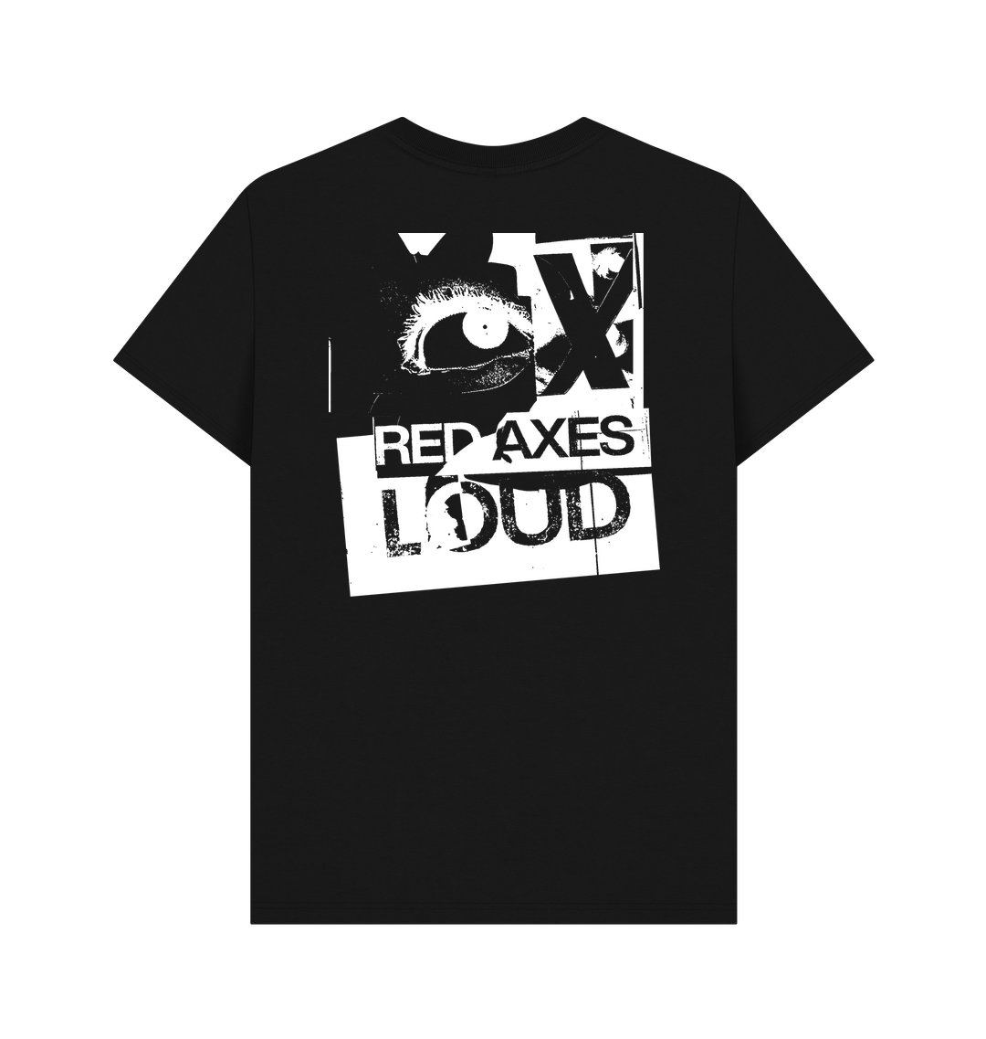 Black Printed T-shirt Back
