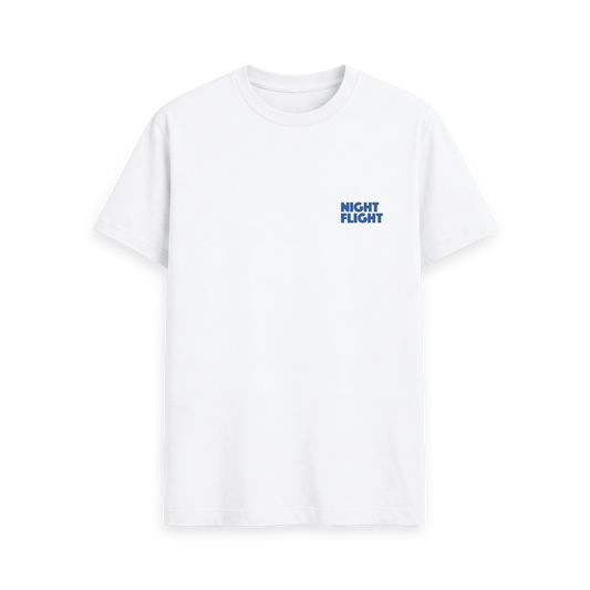 White Printed T-shirt Front