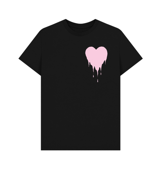 Black Printed T-shirt Front