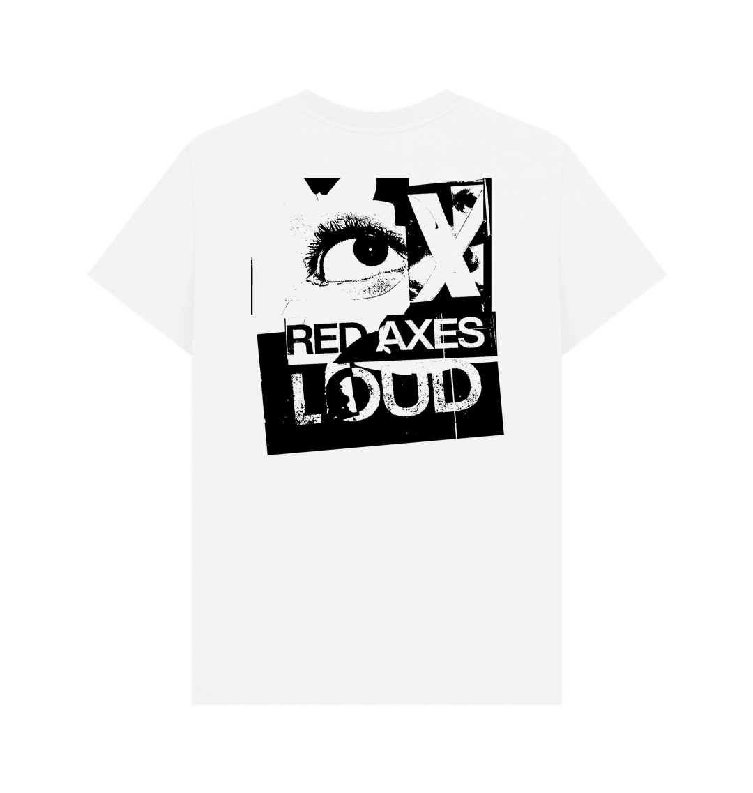 White Printed T-shirt Back