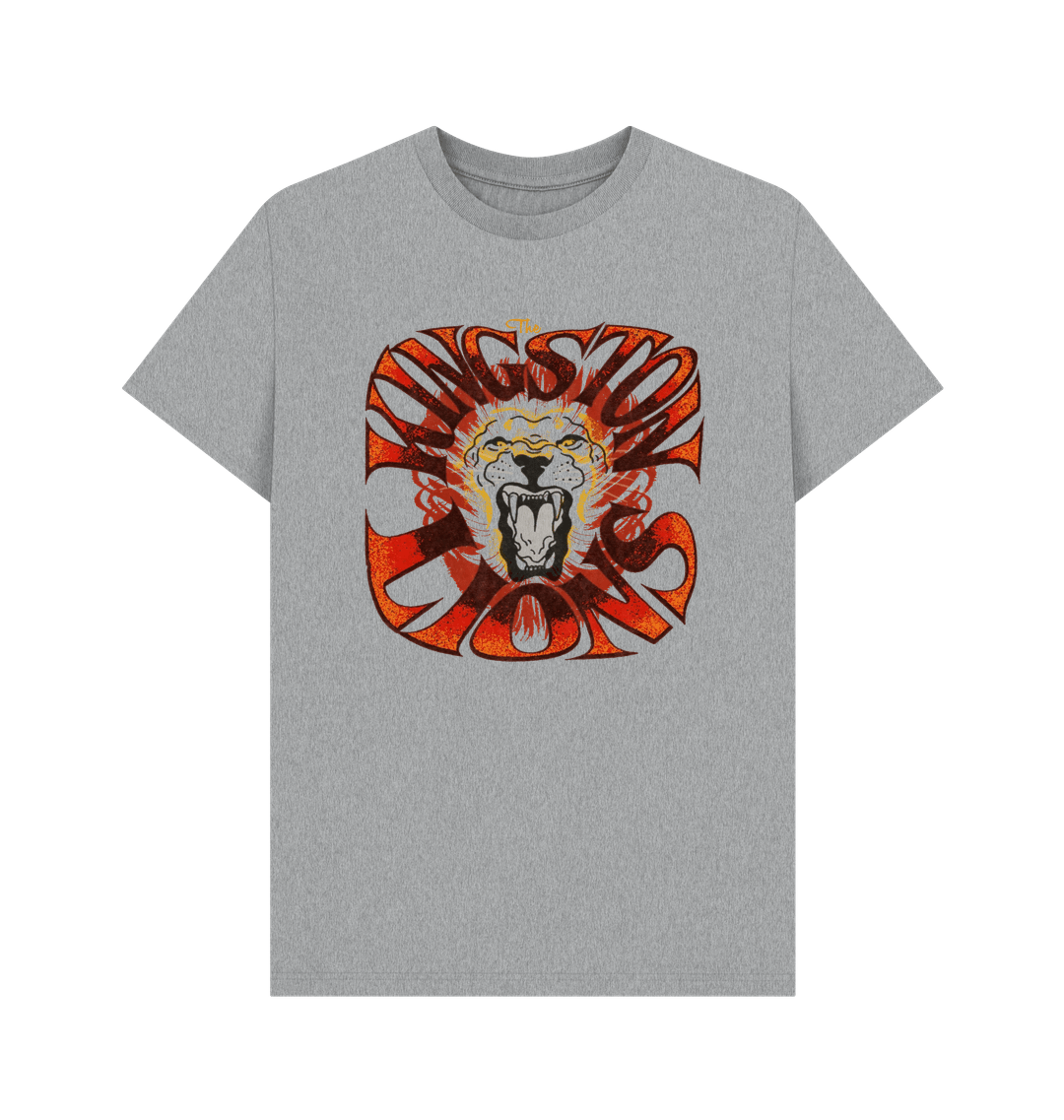 Athletic Grey Printed T-shirt