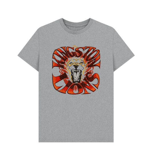 Athletic Grey Printed T-shirt