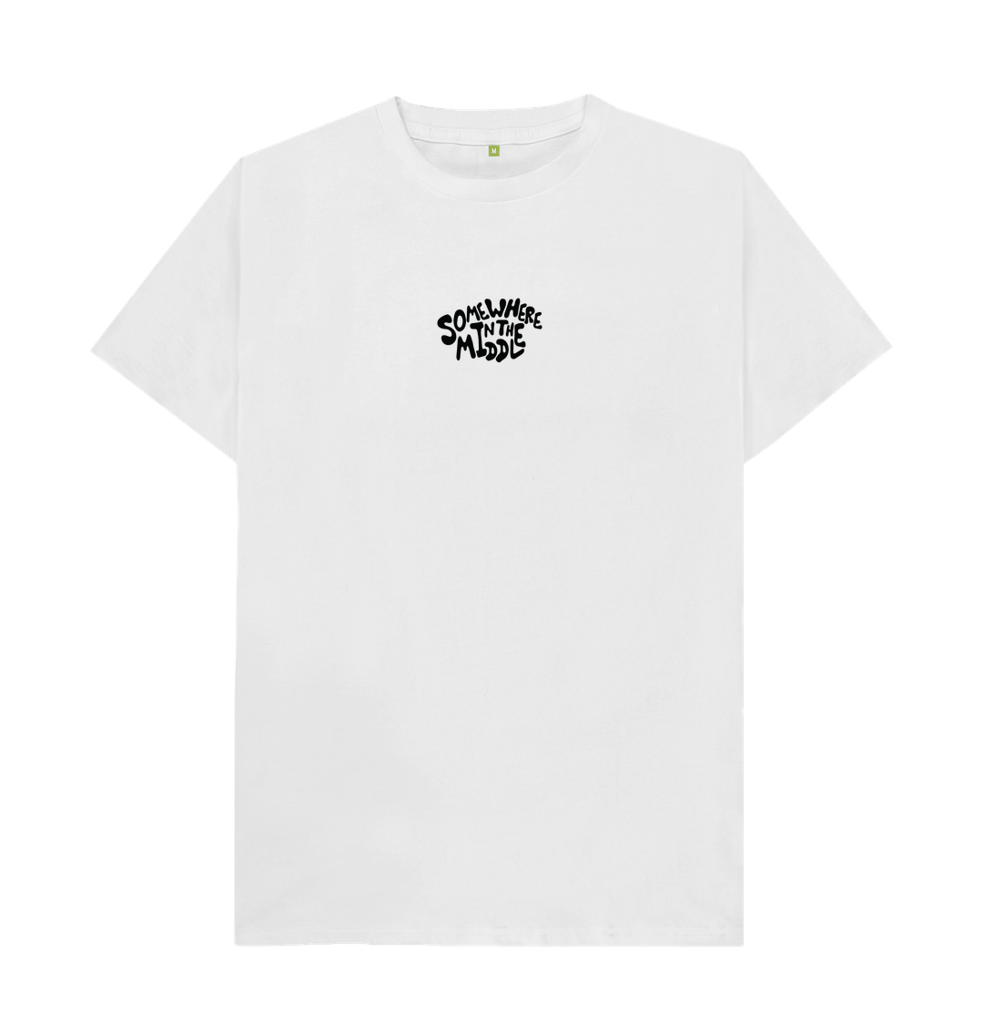 White NIJI - Somewhere In The Middle - Tee - White