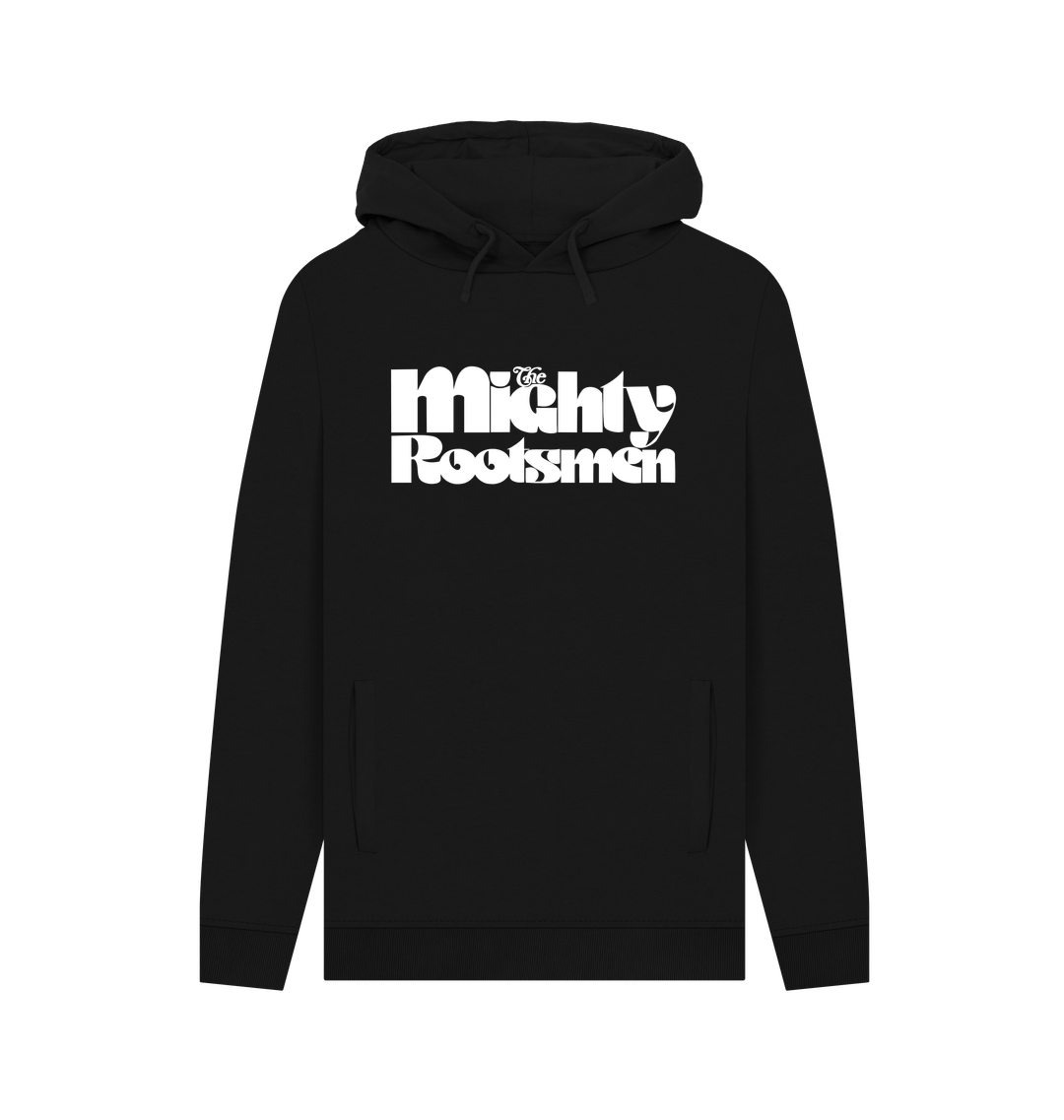 Black Printed Hoody