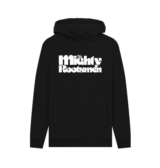 Black Printed Hoody