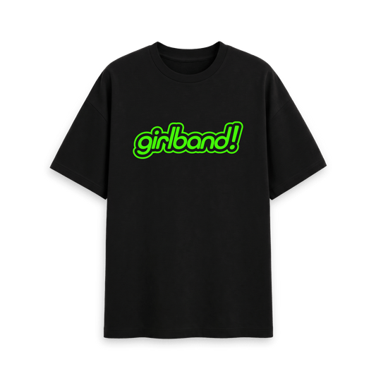 Black Printed T-shirt Front