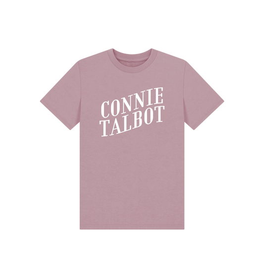 Mauve Printed Kids T-Shirt Front