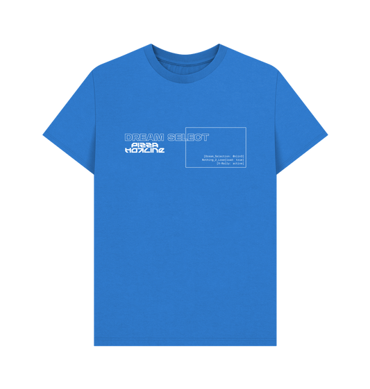 Bright Blue Printed T-shirt Front