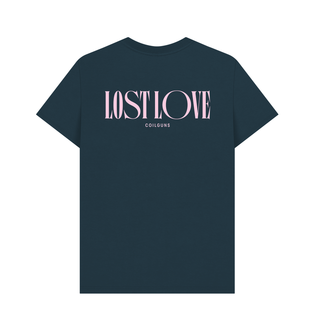 Denim Blue Printed T-shirt Back