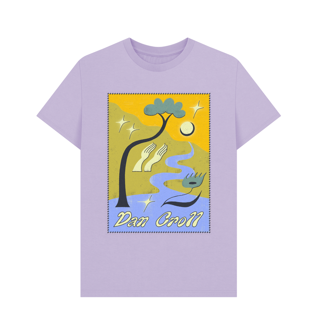 Lilac Printed T-shirt Front