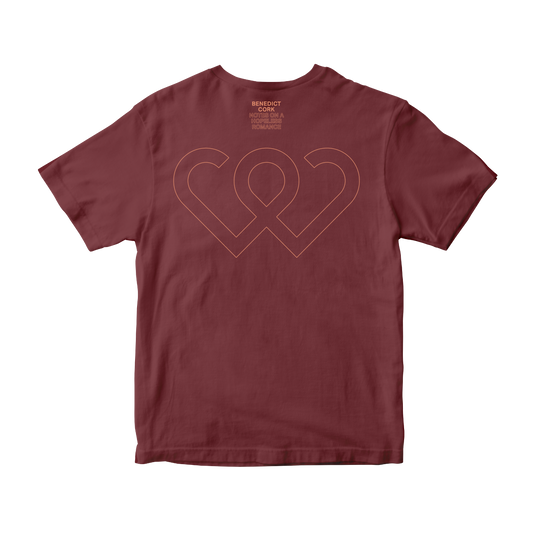 Benedict Cork - Notes On A Hopeless Romance - Burgundy Tee
