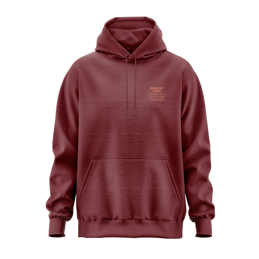 Benedict Cork - Notes On A Hopeless Romance - Burgundy Hoodie