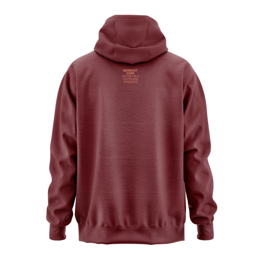 Benedict Cork - Notes On A Hopeless Romance - Burgundy Hoodie
