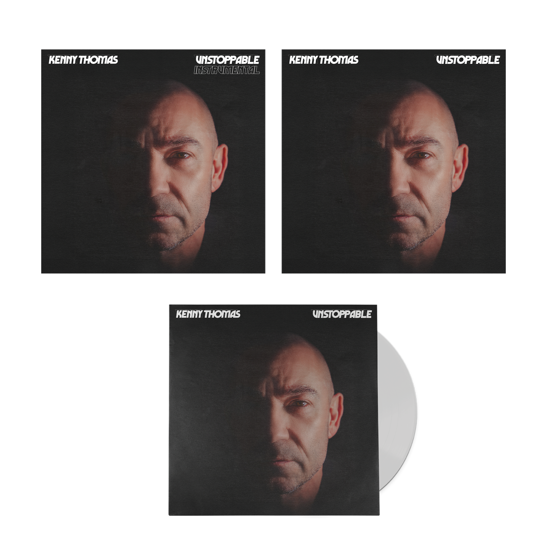 Kenny Thomas - Unstoppable - Ultimate Bundle (Signed Colour Vinyl, Digital Download and Instrumental Album Digital Download)