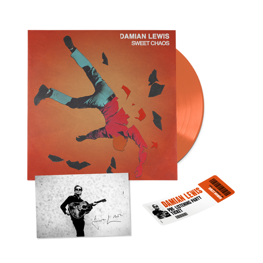 Damian Lewis - Sweet Chaos - Limited Edition Colour Vinyl, Signed Print & Online Pre-Listening Party and Q&A Ticket Bundle