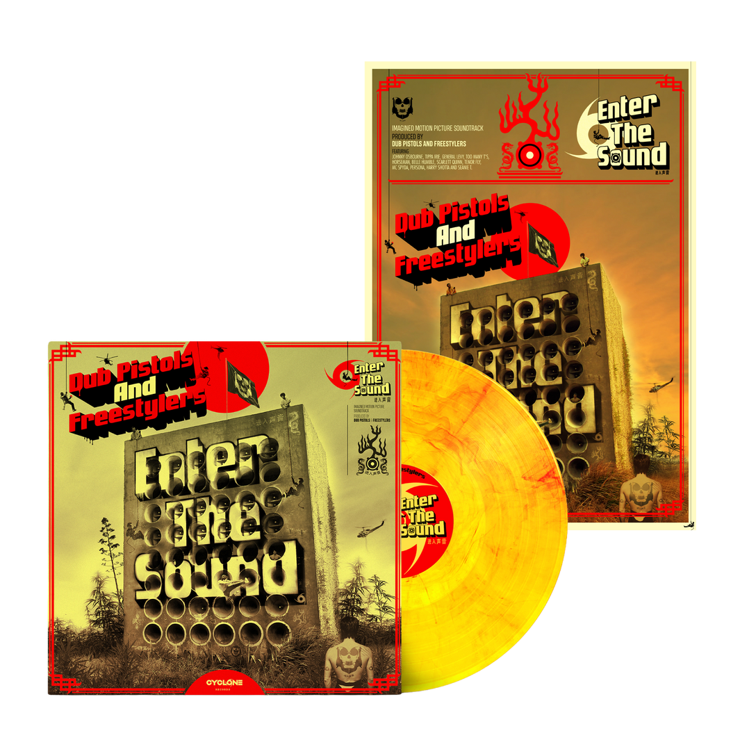 Dub Pistols - Enter The Sound - Signed Colour Vinyl & Poster Bundle