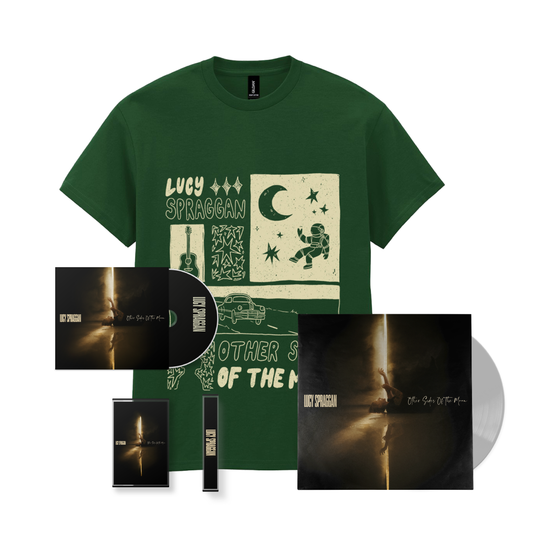 Lucy Spraggan - Other Sides Of The Moon 'Ultimate Bundle' Inc Cassette, Signed CD,  Signed Colour Vinyl, Tee