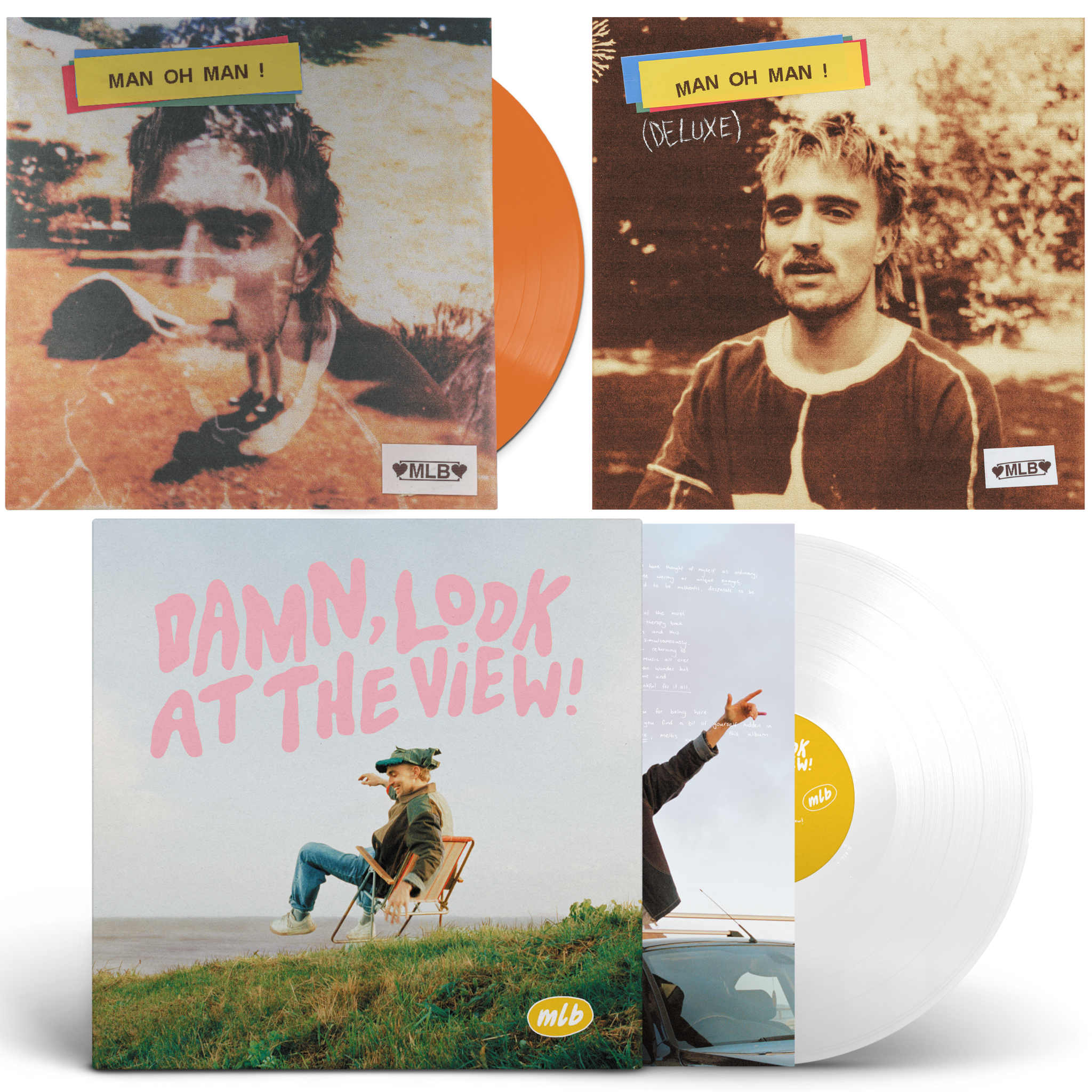 Martin Luke Brown - damn look at the view + man oh man LP & fish factory session (Digital Download) bundle