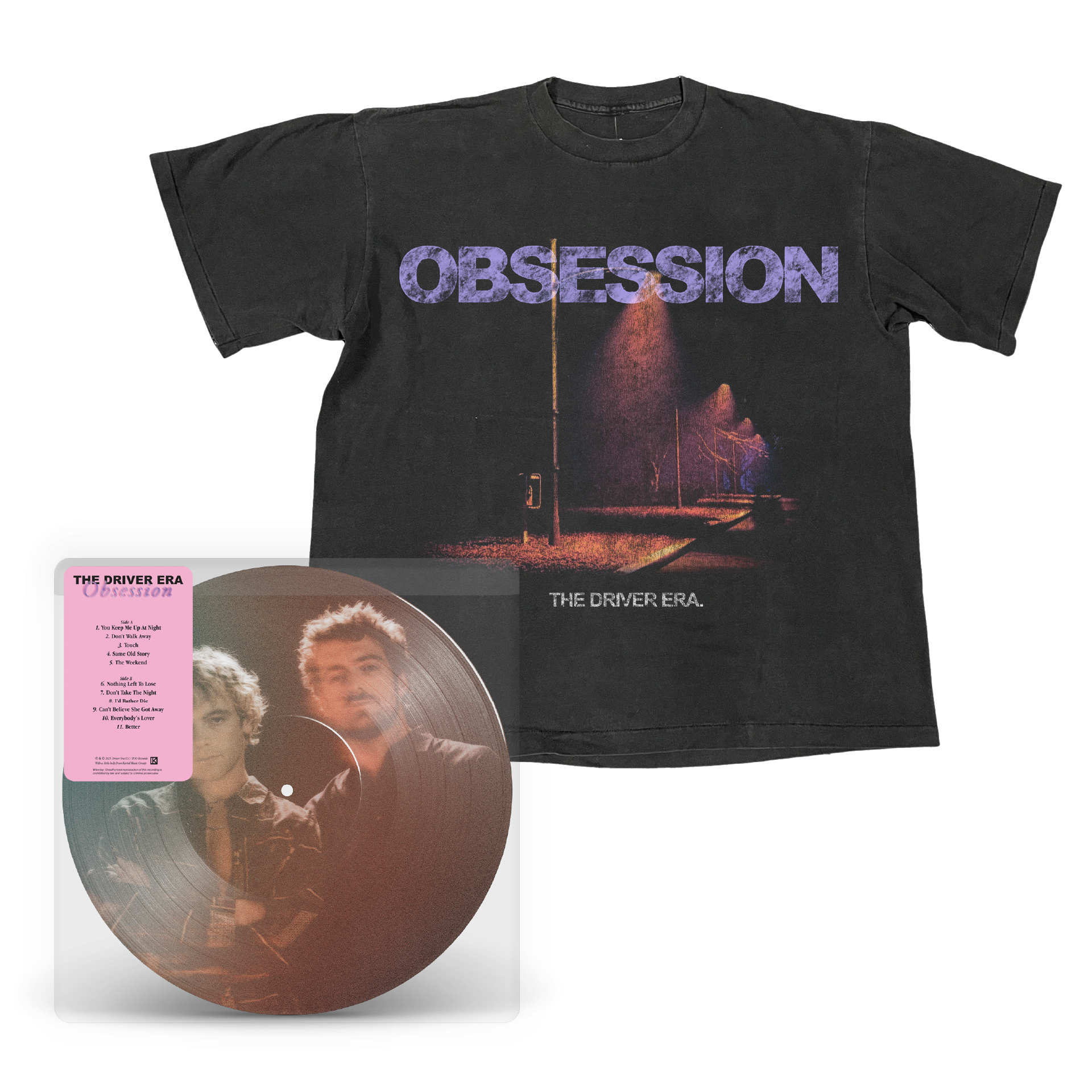 The Driver Era - Obsession - Picture Disc and T-Shirt Bundle