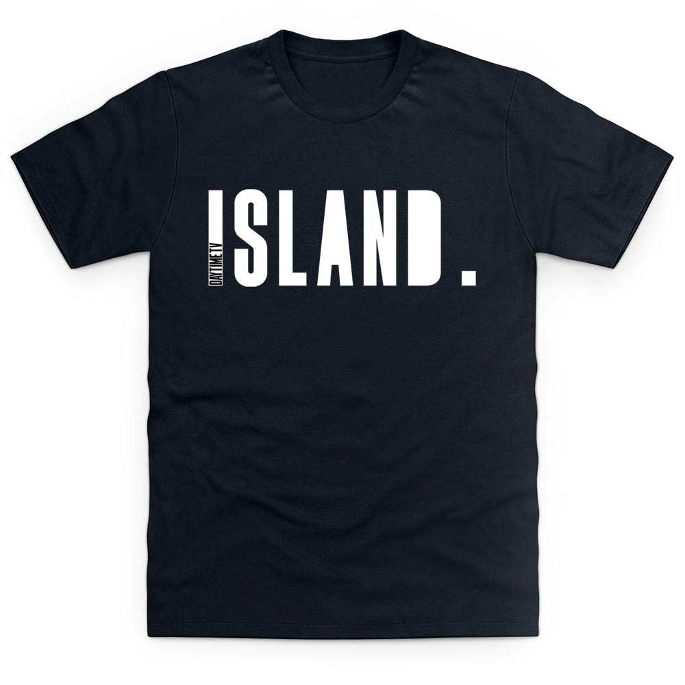 Daytime TV Island. - Black T-Shirt