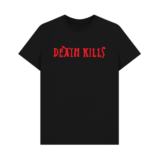 Black Printed T-shirt Front