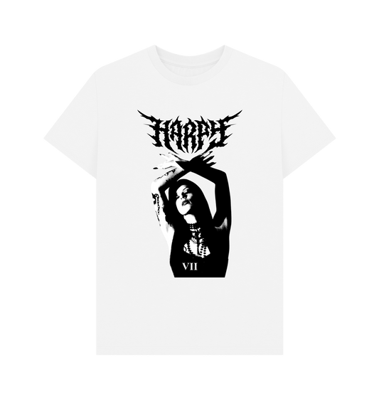 White Printed T-shirt Front