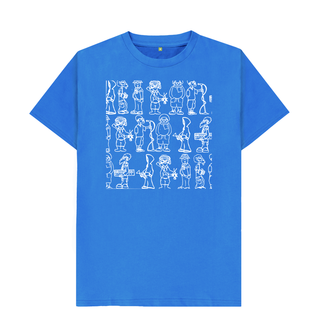 Bright Blue Fat Freddy's Drop - Illustration Tee