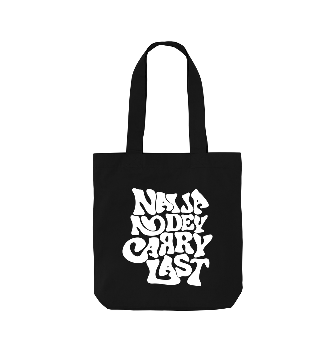 Black Printed Bag