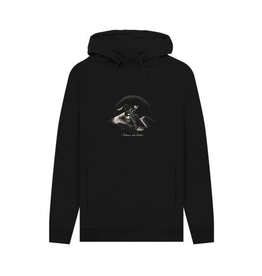 Black Jeremy Loops - Feathers And Stone Hoodie