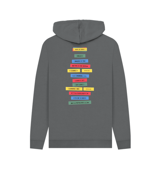 Slate Grey Printed Hoody