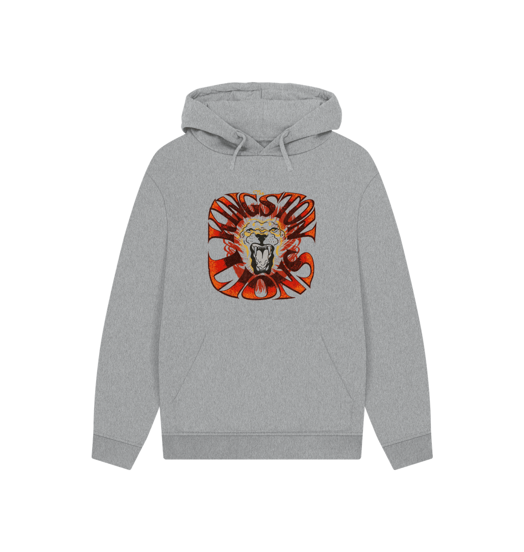 Athletic Grey Printed Hoody