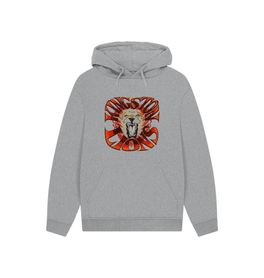 Athletic Grey Printed Hoody