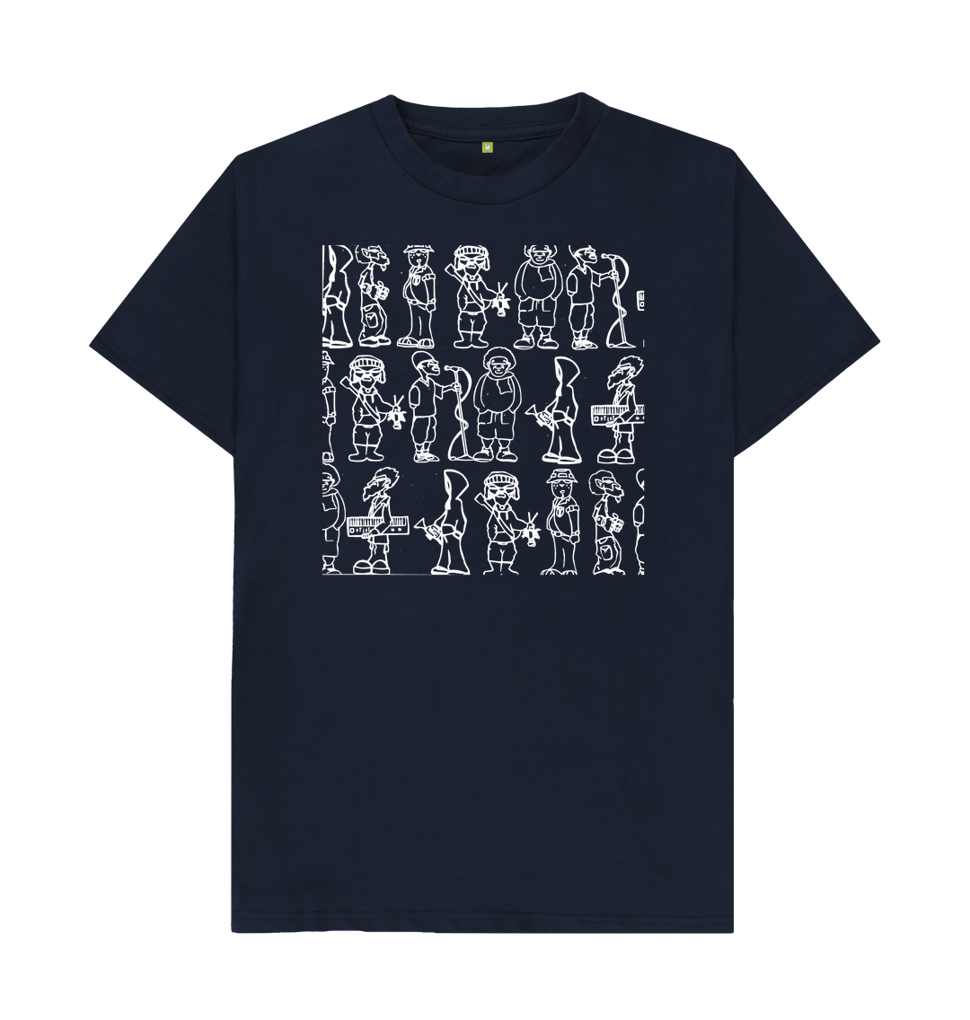 Navy Blue Fat Freddy's Drop - Illustration Tee