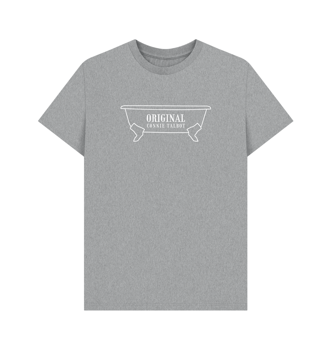 Athletic Grey Printed T-shirt Front