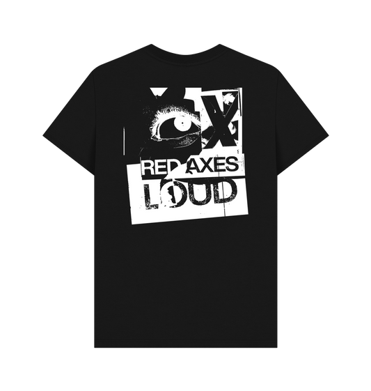 Black Printed T-shirt Back