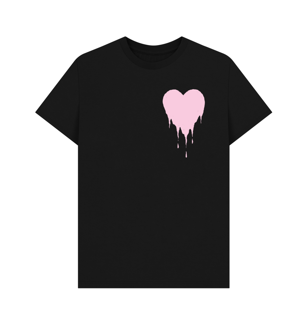 Black Printed T-shirt Front