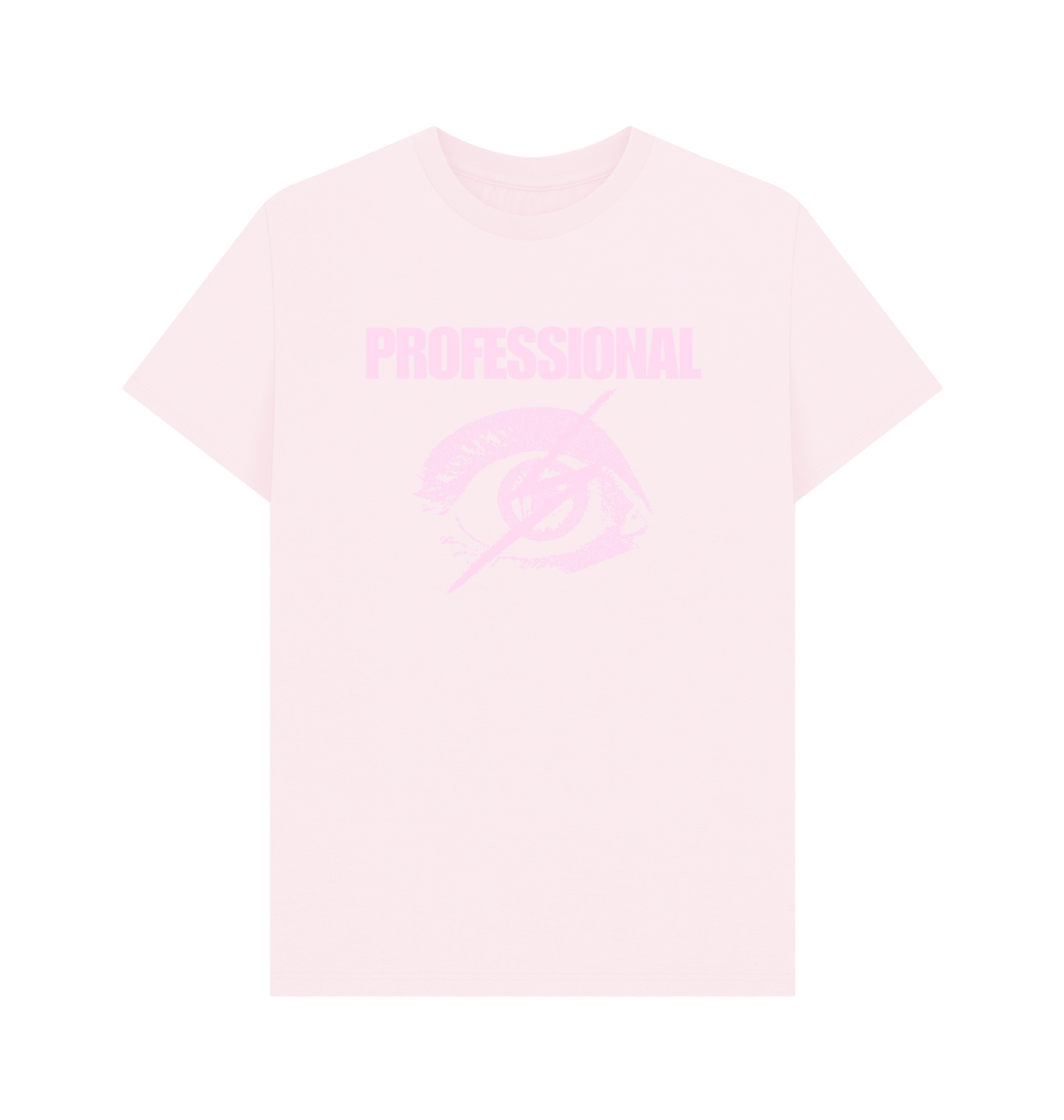 Pink Printed T-shirt Front