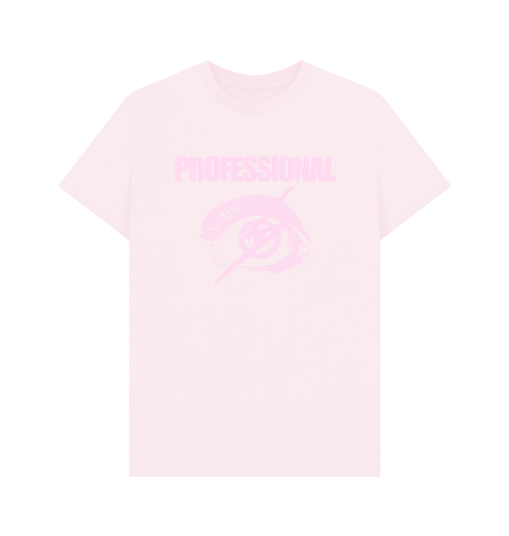 Pink Printed T-shirt Front