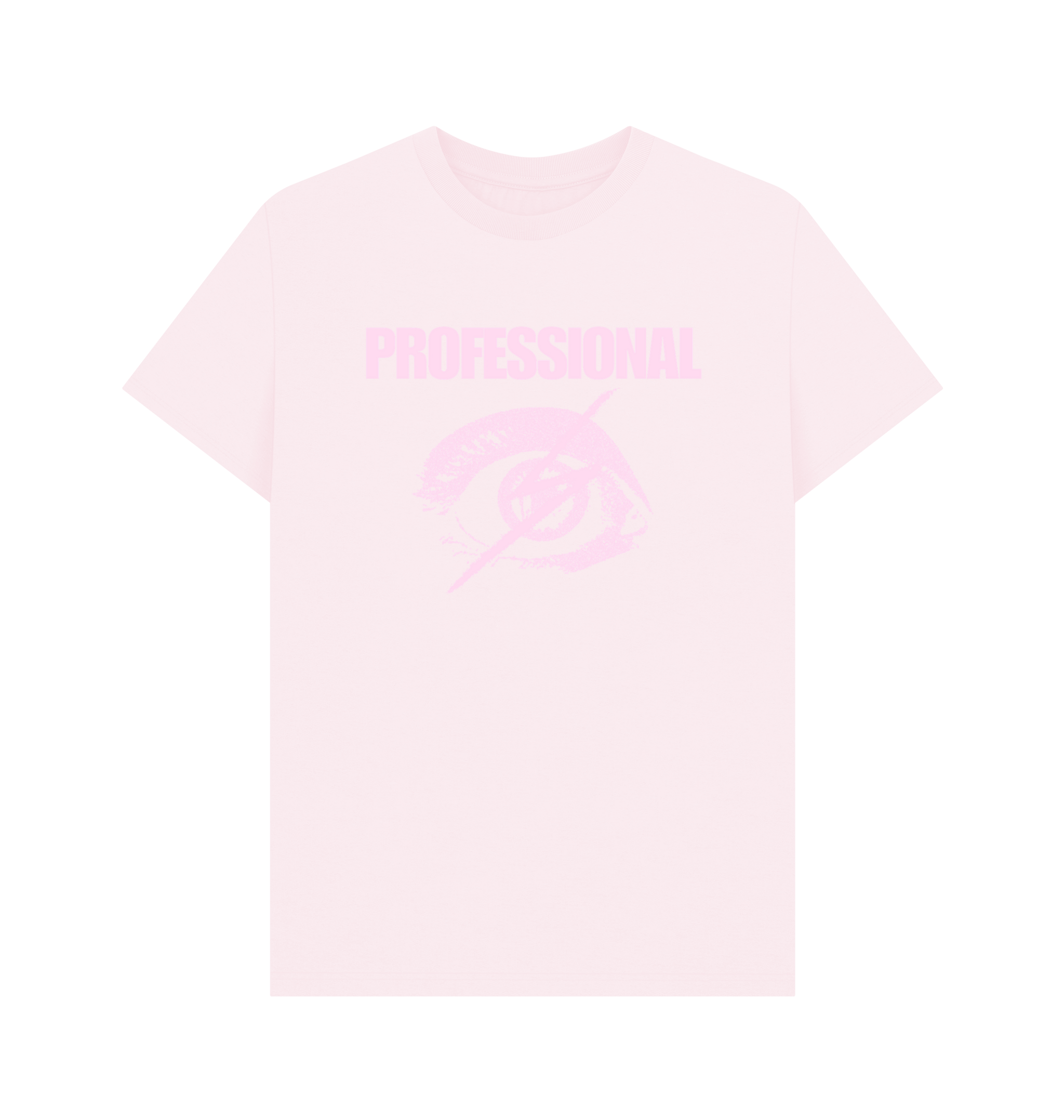 Pink Printed T-shirt Front
