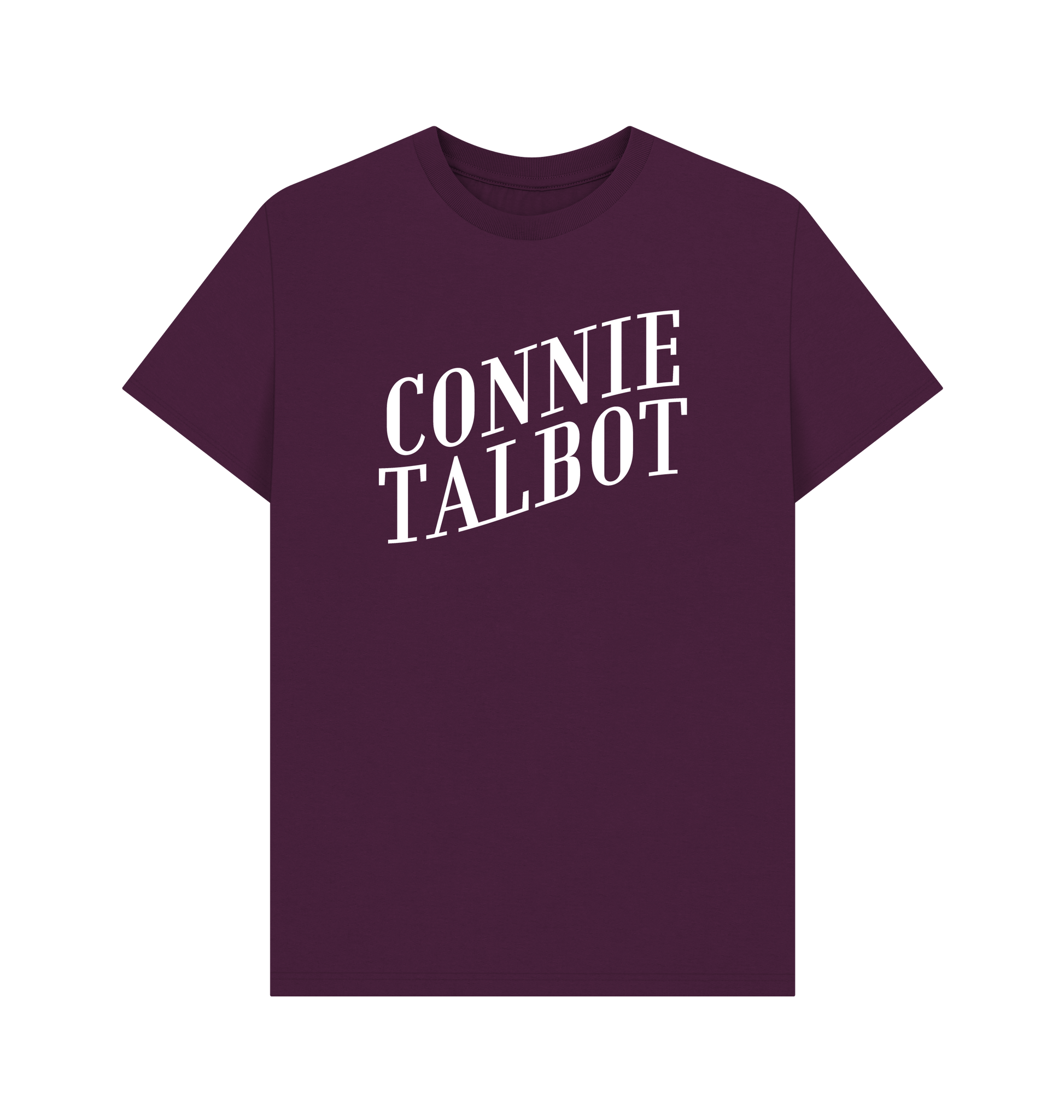 Purple Printed T-shirt Front