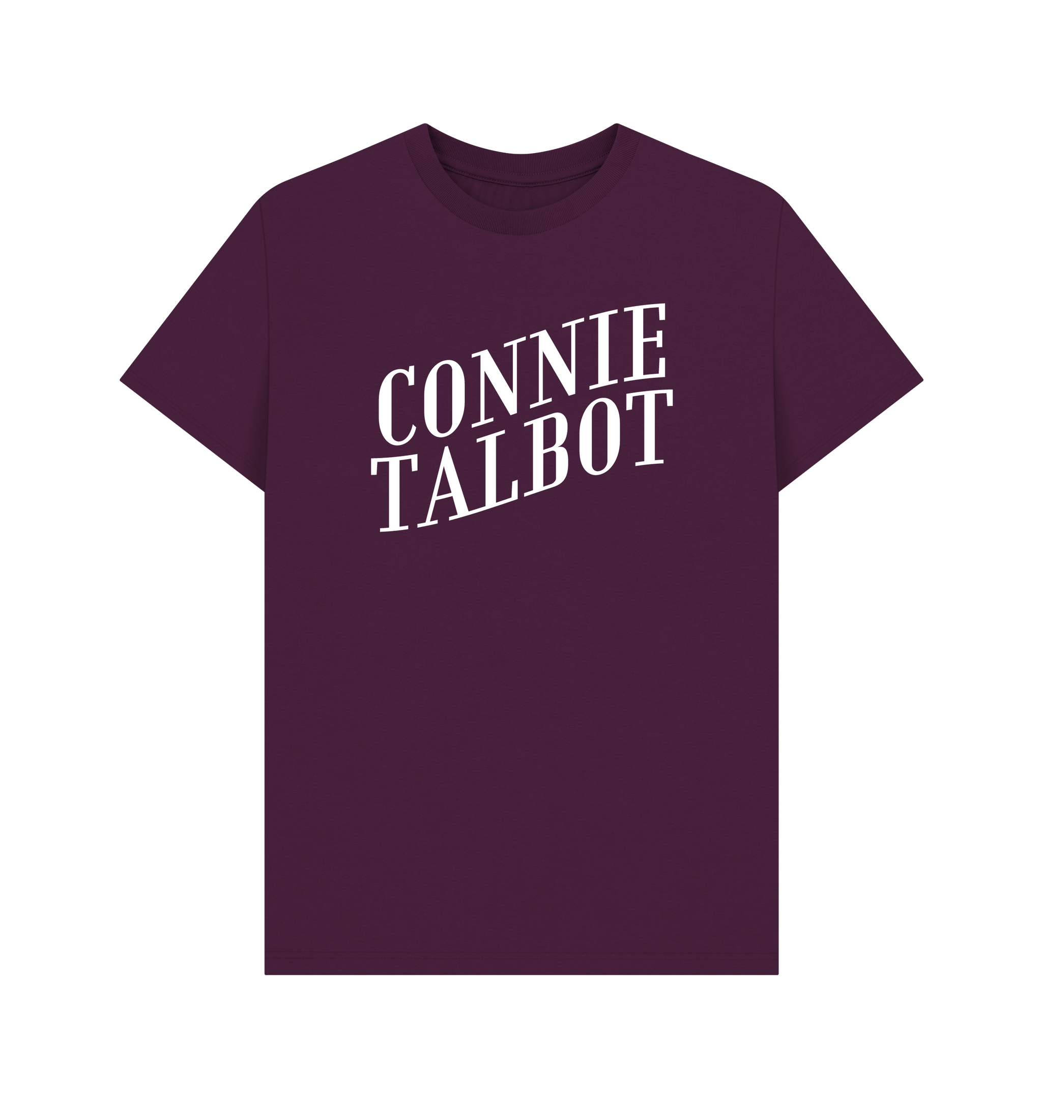 Purple Printed T-shirt Front