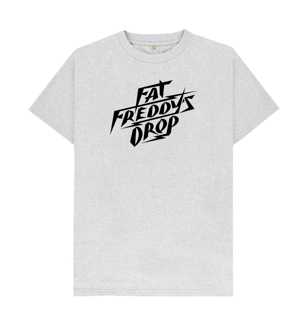 Grey Fat Freddy's Drop - Black Logo - Organic Tee