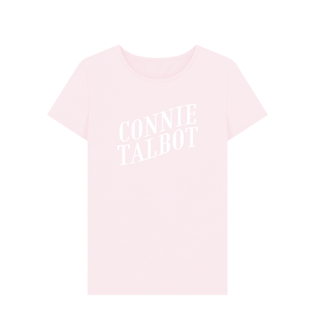Pink Printed T-shirt Front
