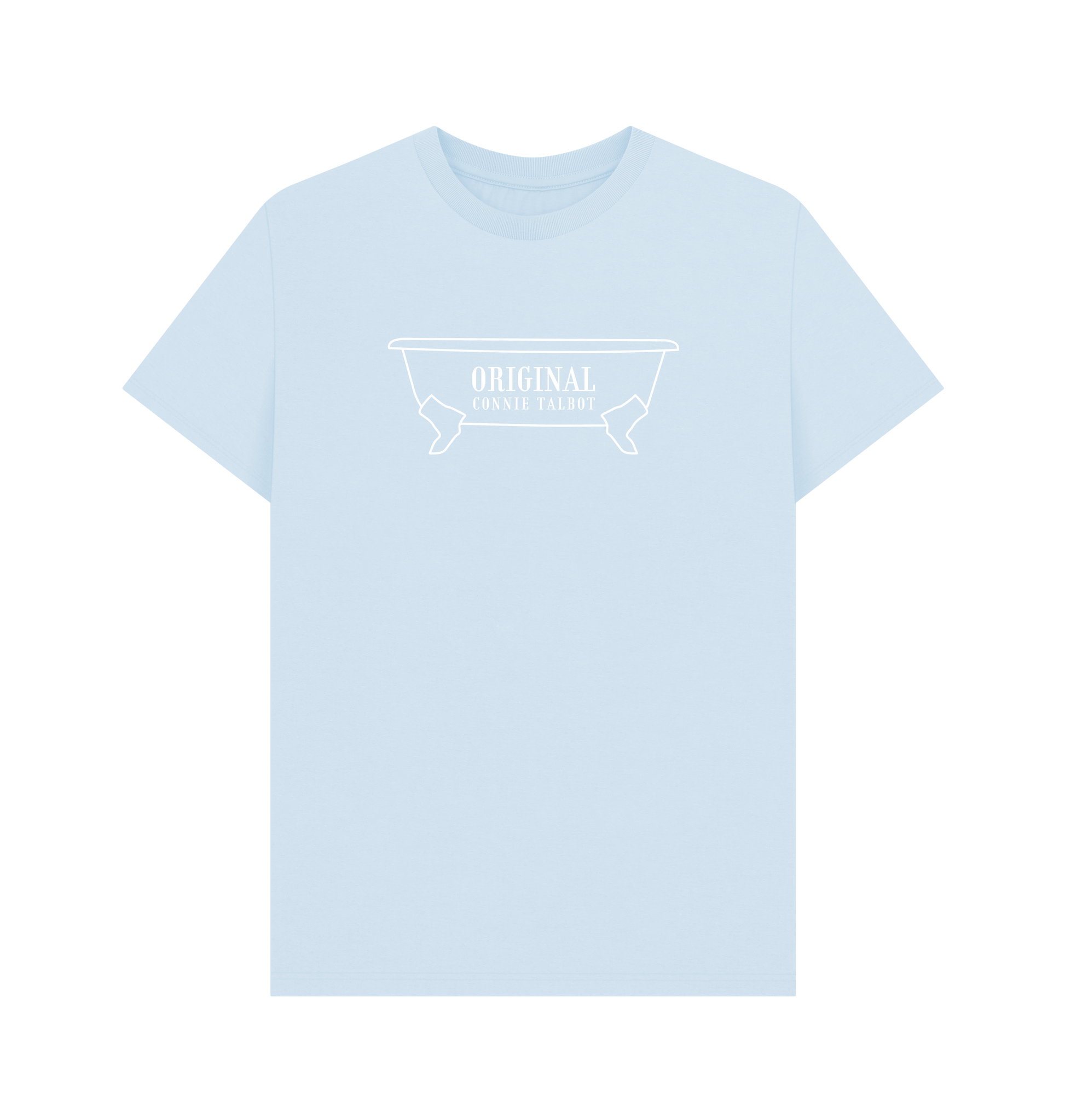 Sky Blue Printed T-shirt Front