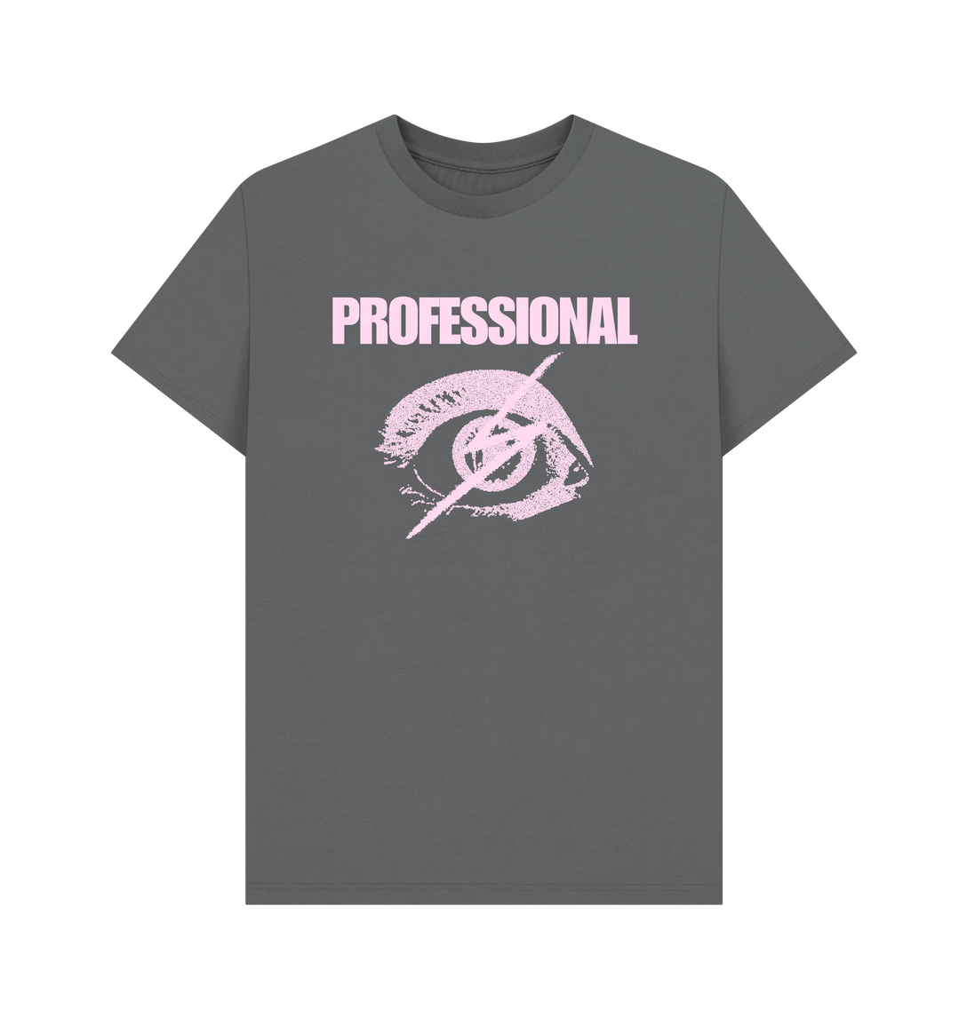 Slate Grey Printed T-shirt Front