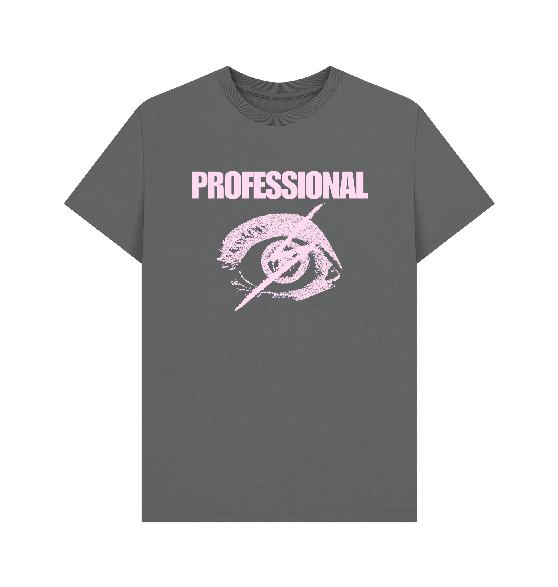 Slate Grey Printed T-shirt Front