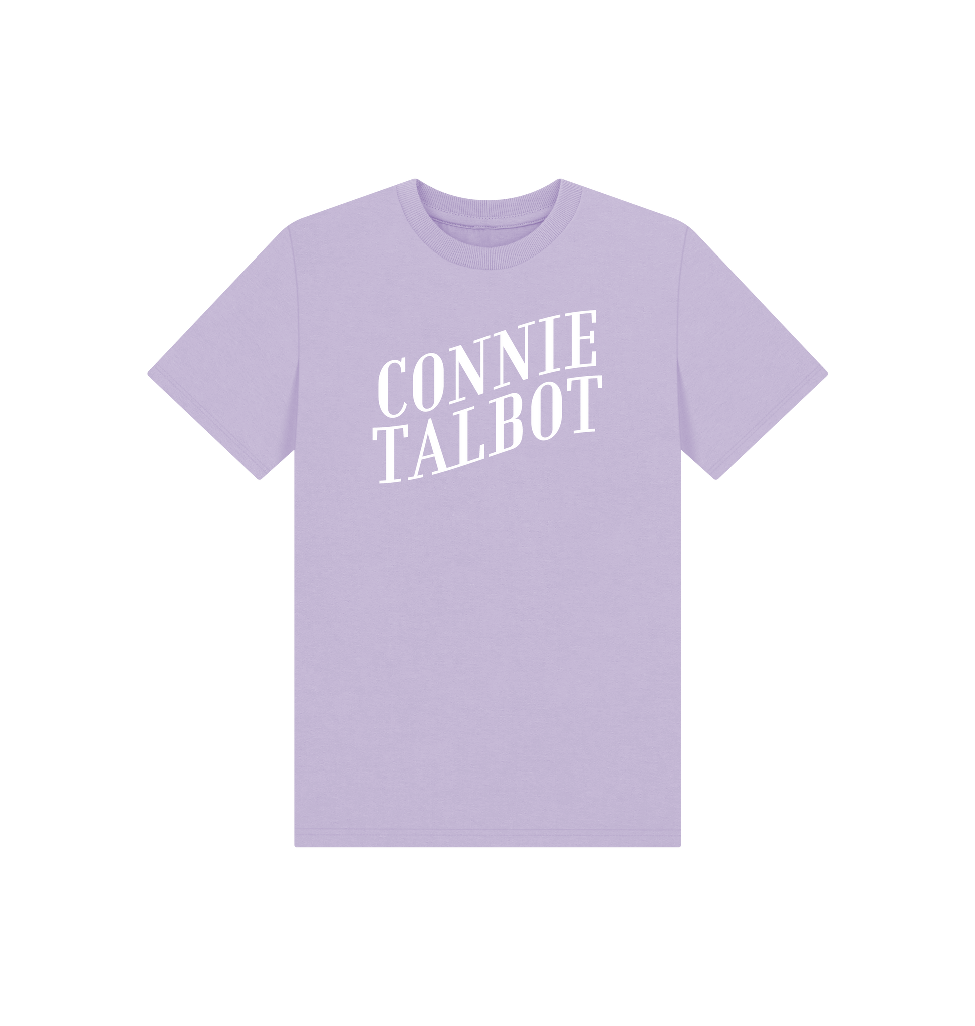 Soft Lilac Printed Kids T-Shirt Front