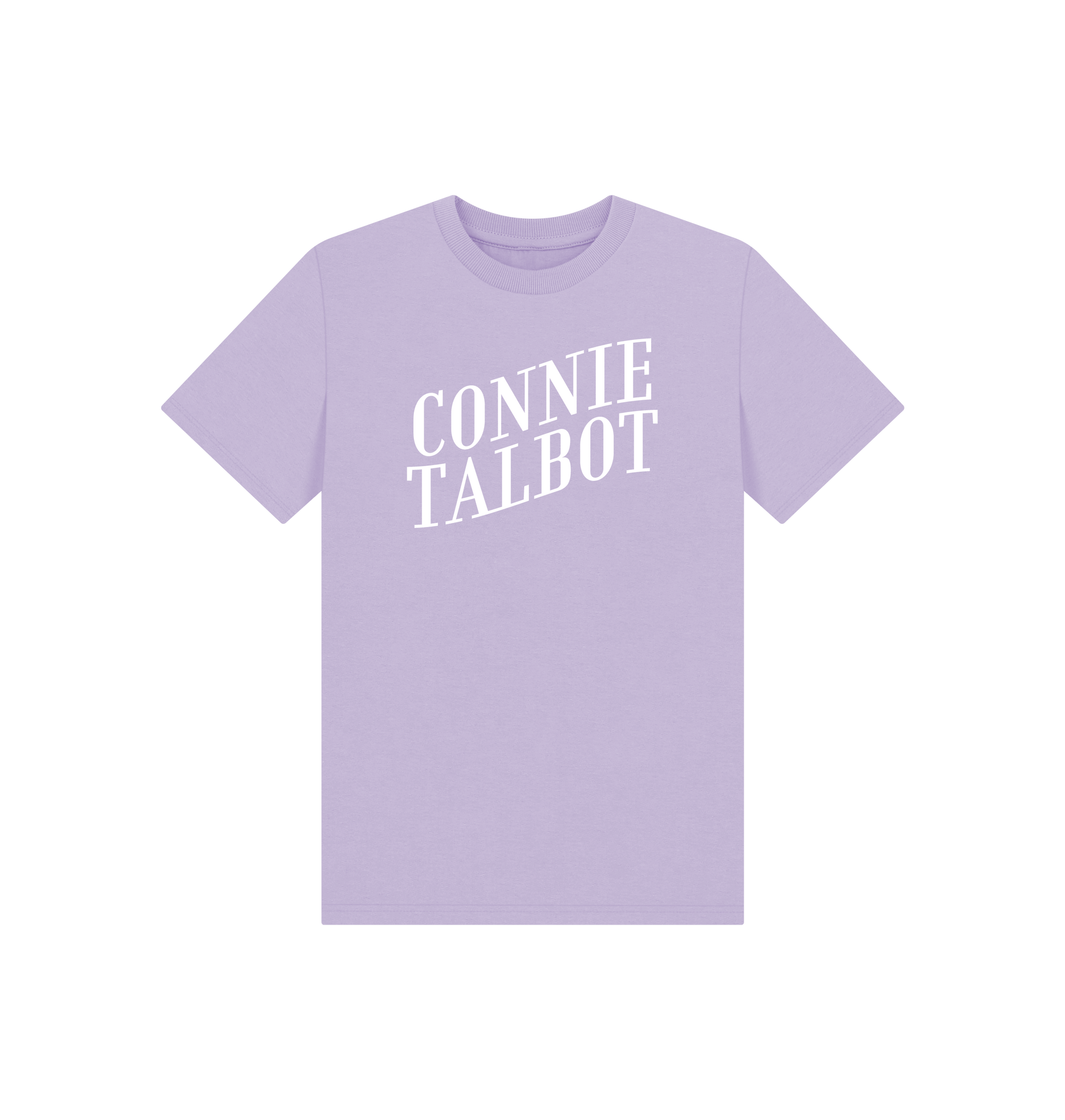 Soft Lilac Printed Kids T-Shirt Front